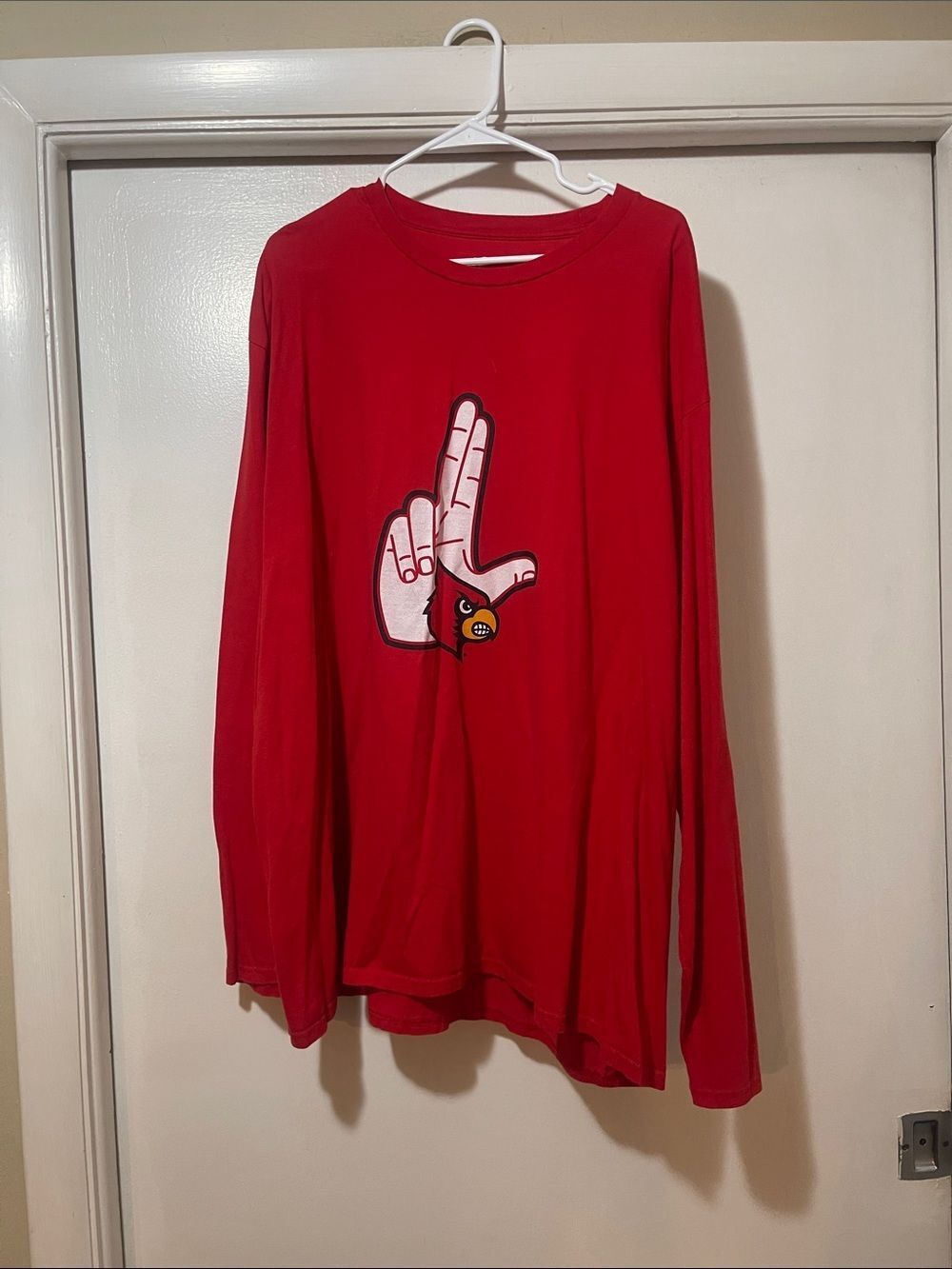 Fanatics Louisville, Cardinals, long sleeve shirt, size 4 XL
